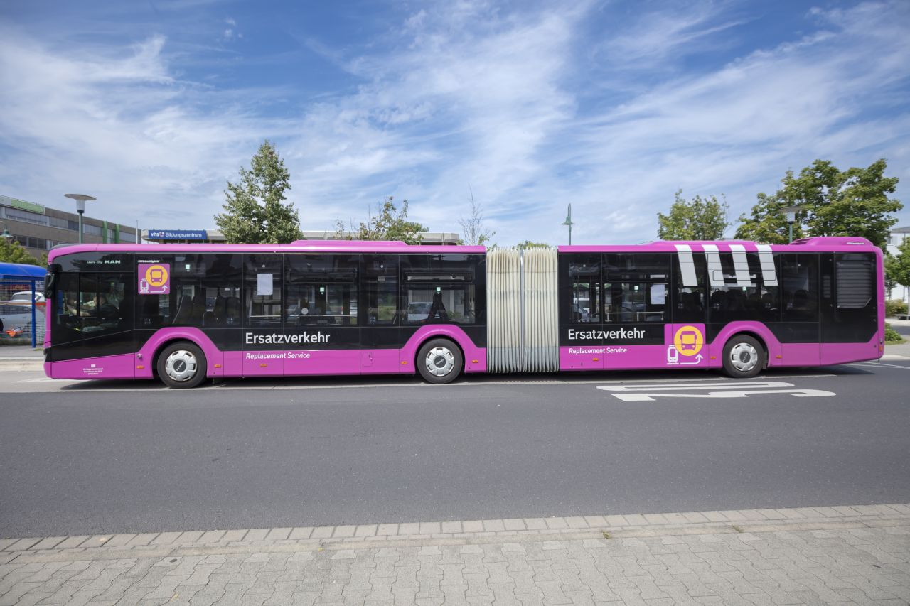 Bus des Ersatzverkehrs